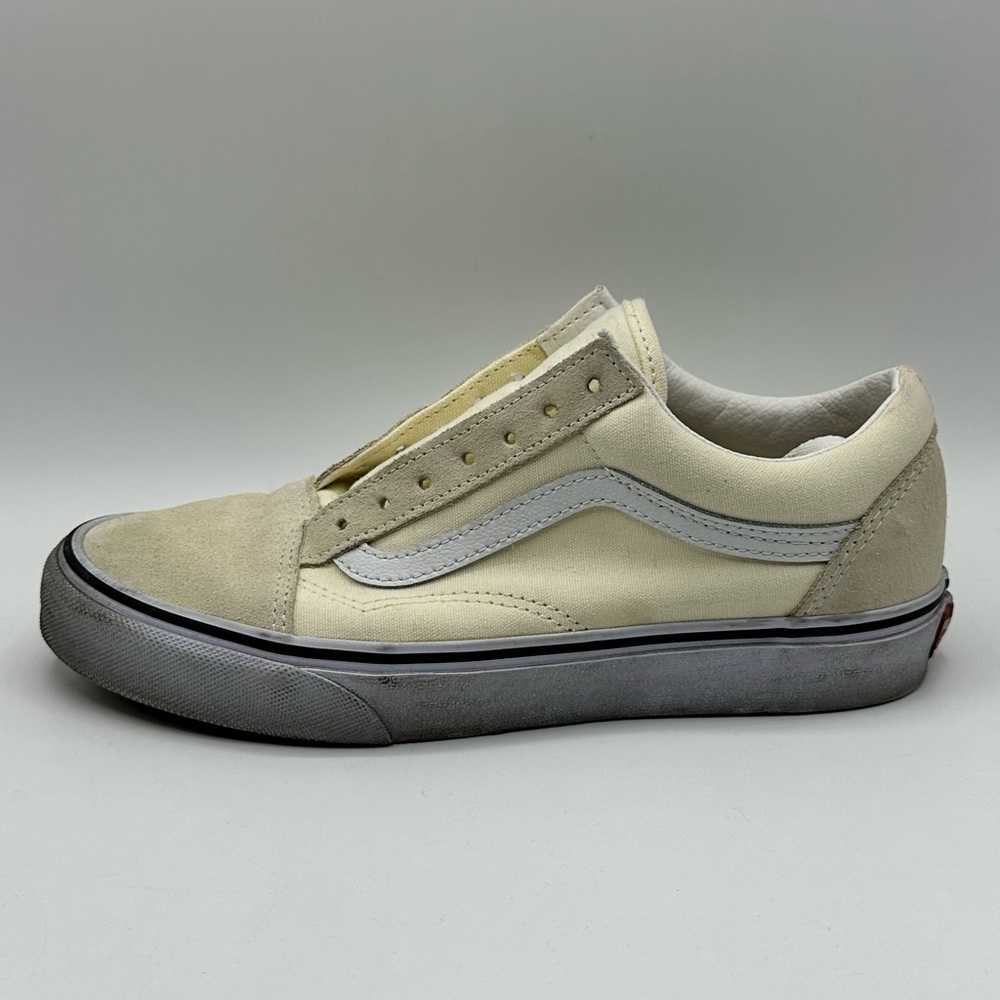 Vans Low Cream Sneakers Size 6 Mens